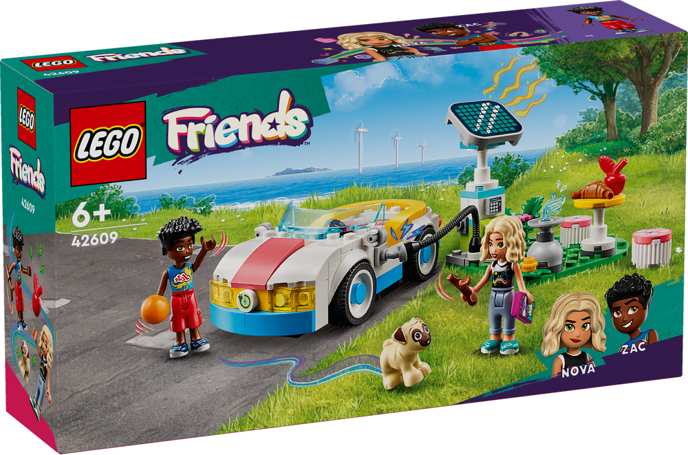 LEGO FRIENDS AUTO ELETTRICA E CARICABATTERIE 42609
