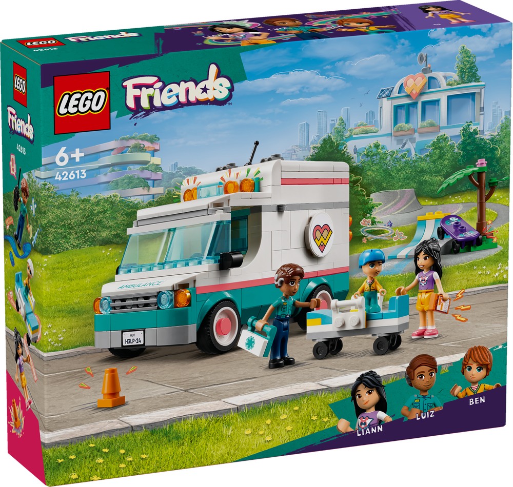 LEGO FRIENDS AMBULANZA DELL’OSPEDALE DI HEARTLAKE CITY 42613