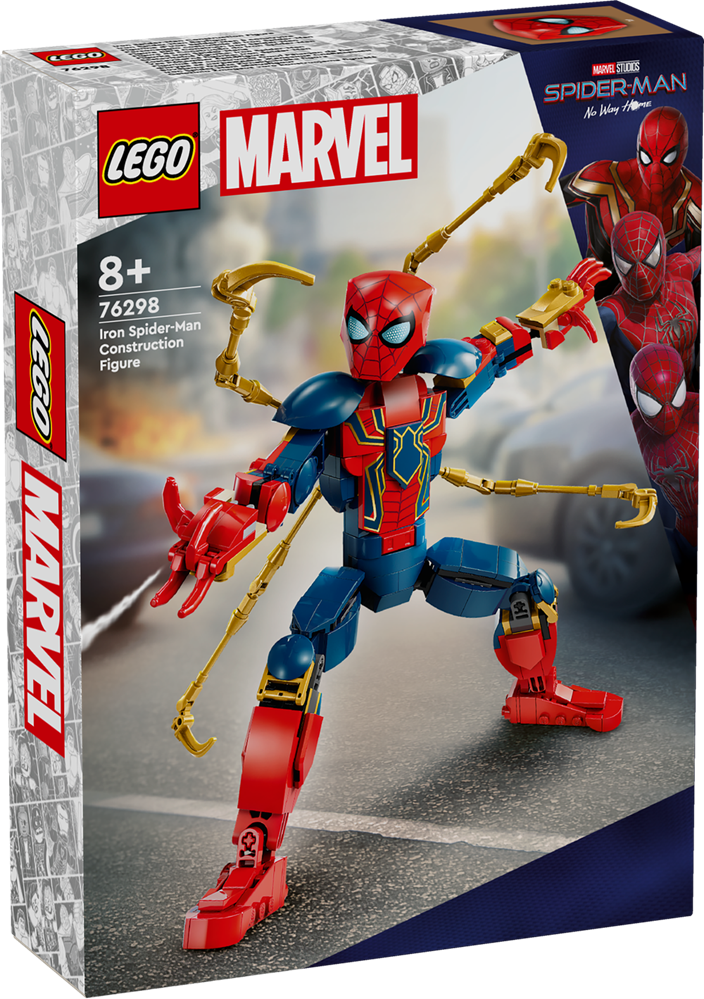 LEGO SUPER HEROES PERSONAGGIO COSTRUIBILE DI IRON SPIDER-MAN 76298