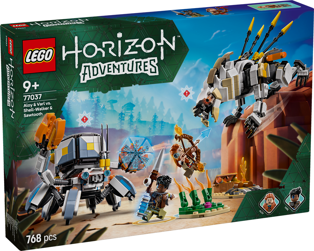 LEGO HORIZON ALOY E VARL CONTRO ARCAPODE E SECODONTE 77037