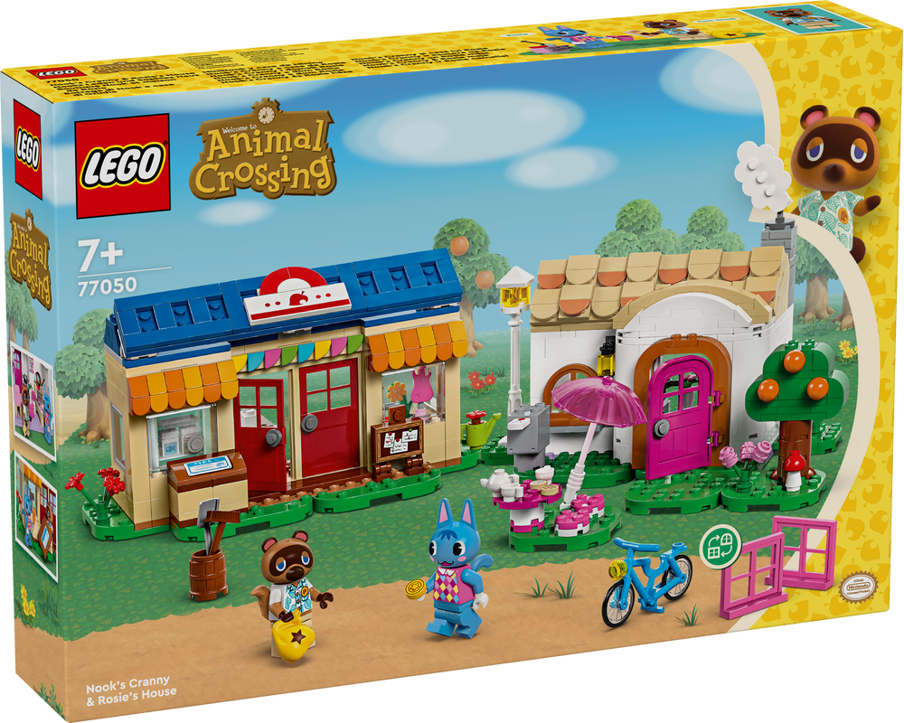 LEGO ANIMAL CROSSING BOTTEGA DI NOOK E CASA DI GRINFIA 77050