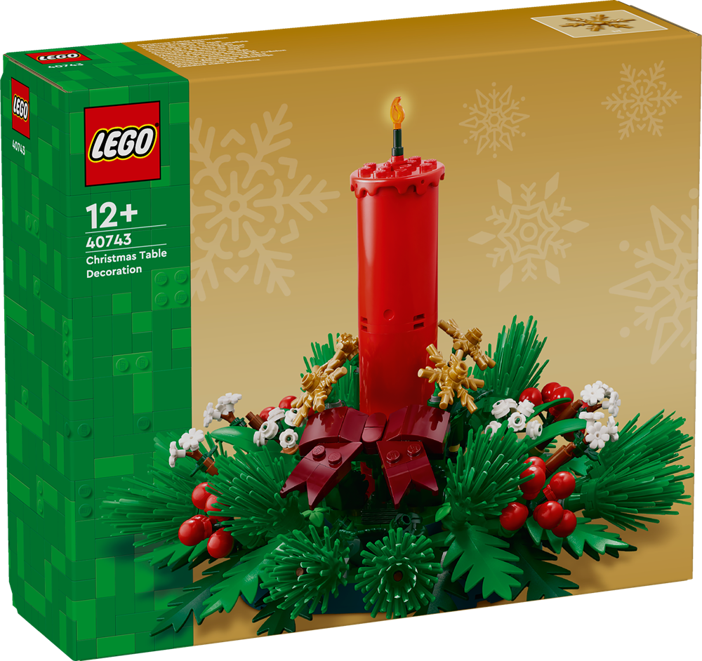 LEGO LEGO ICONIC DECORAZIONE DA TAVOLO NATALIZIA 40743
