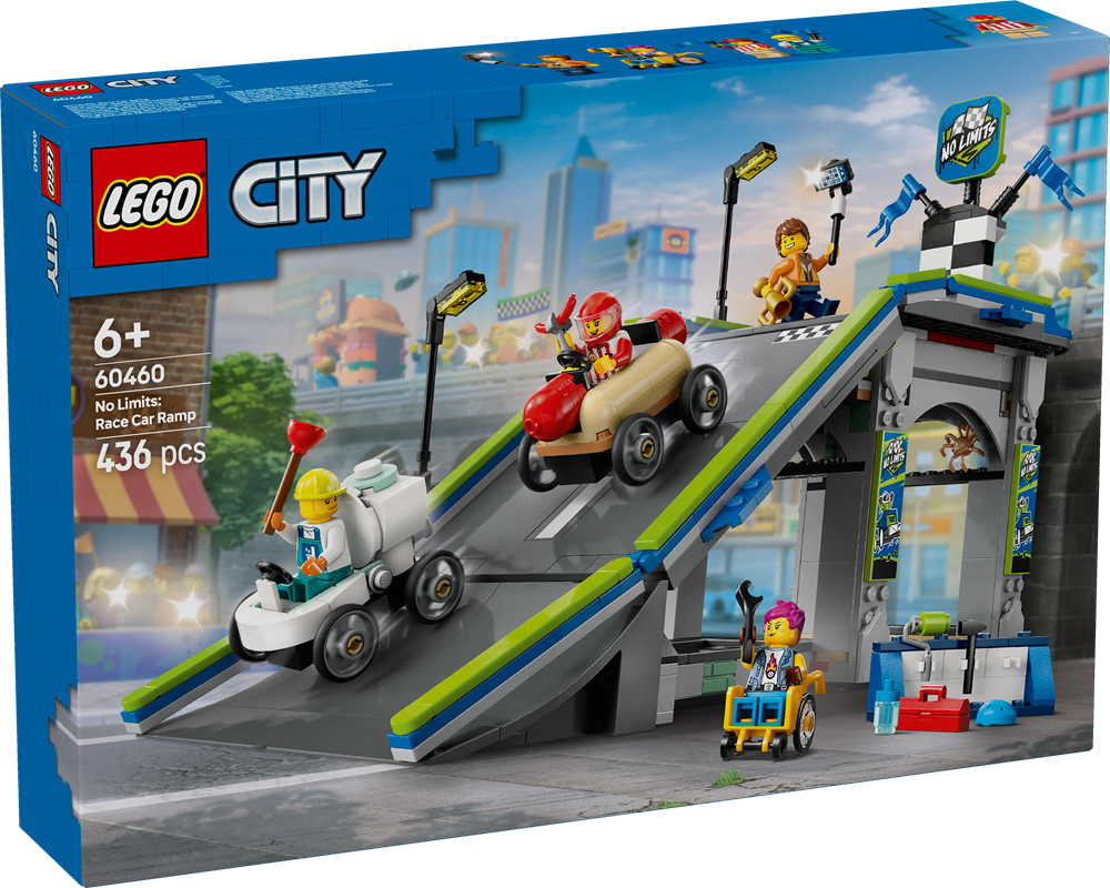 LEGO LEGO CITY NESSUN LIMITE: GARA SULLA PISTA A RAMPE 60460