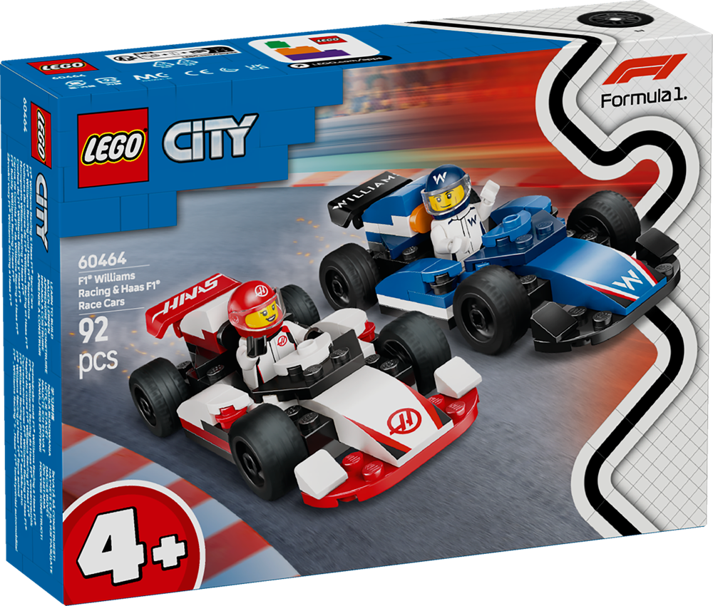 LEGO LEGO CITY MONOPOSTO WILLIAMS RACING E HAAS F1® 60464