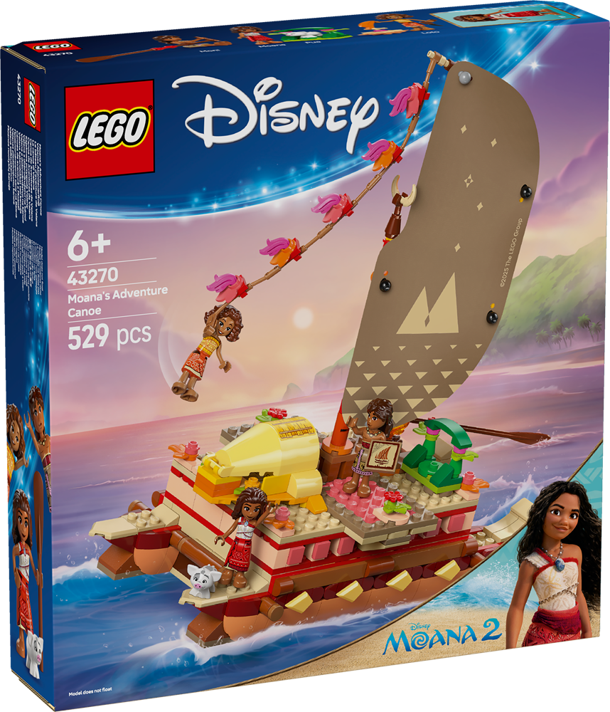 LEGO DISNEY PRINCESS LA CANOA DI VAIANA 43270