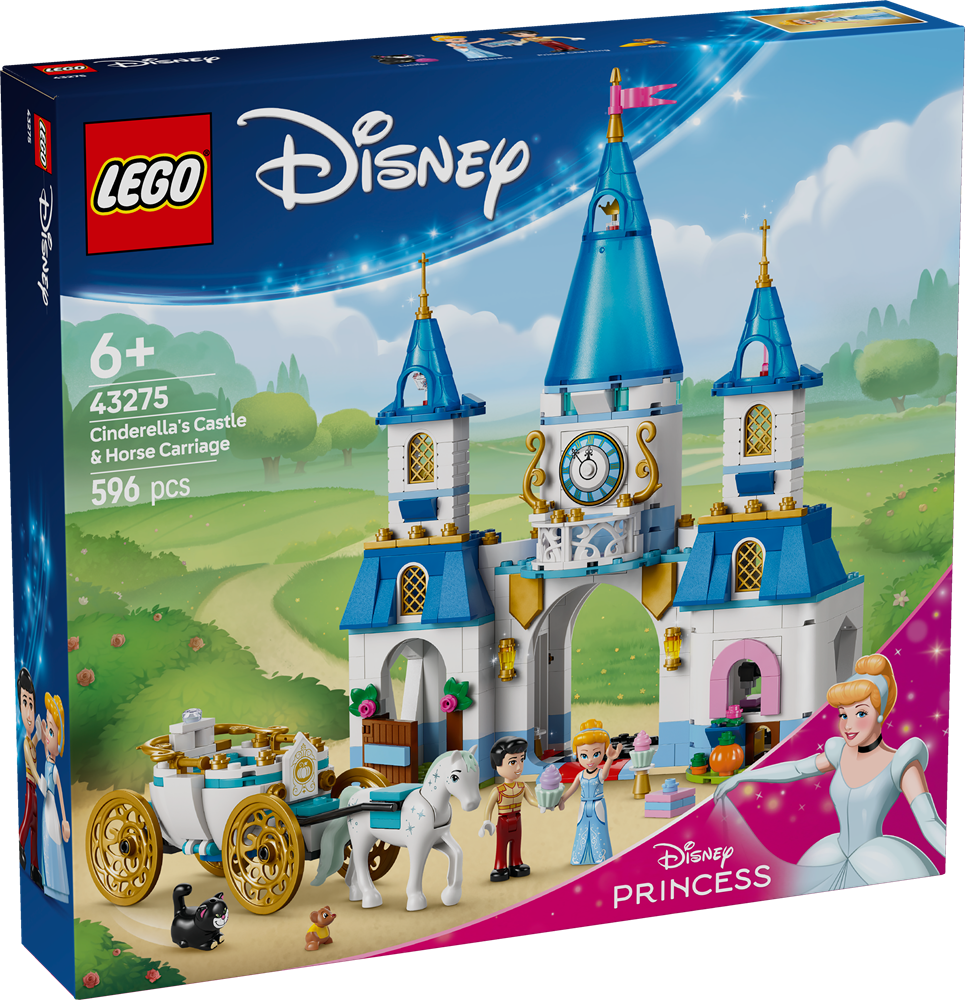 LEGO DISNEY PRINCESS CASTELLO E CARROZZA DI CENERENTOLA 43275