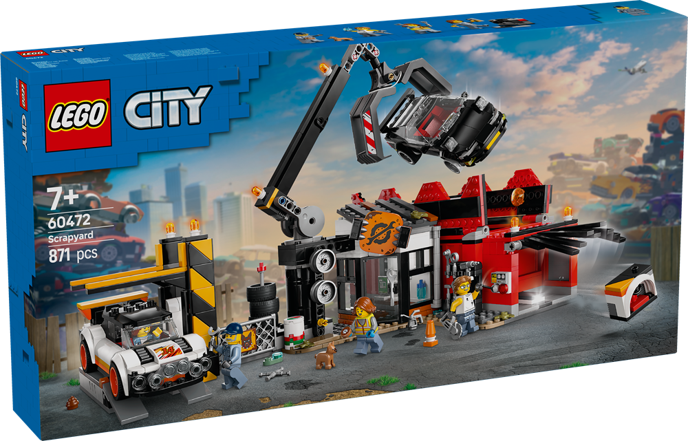 LEGO LEGO CITY SFASCIACARROZZE CON AUTO 60472