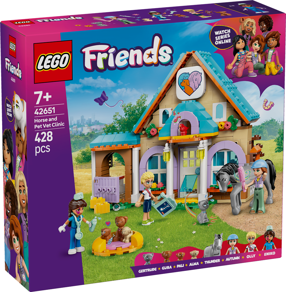 LEGO LEGO FRIENDS CAVALLO E CLINICA VETERINARIA 42651