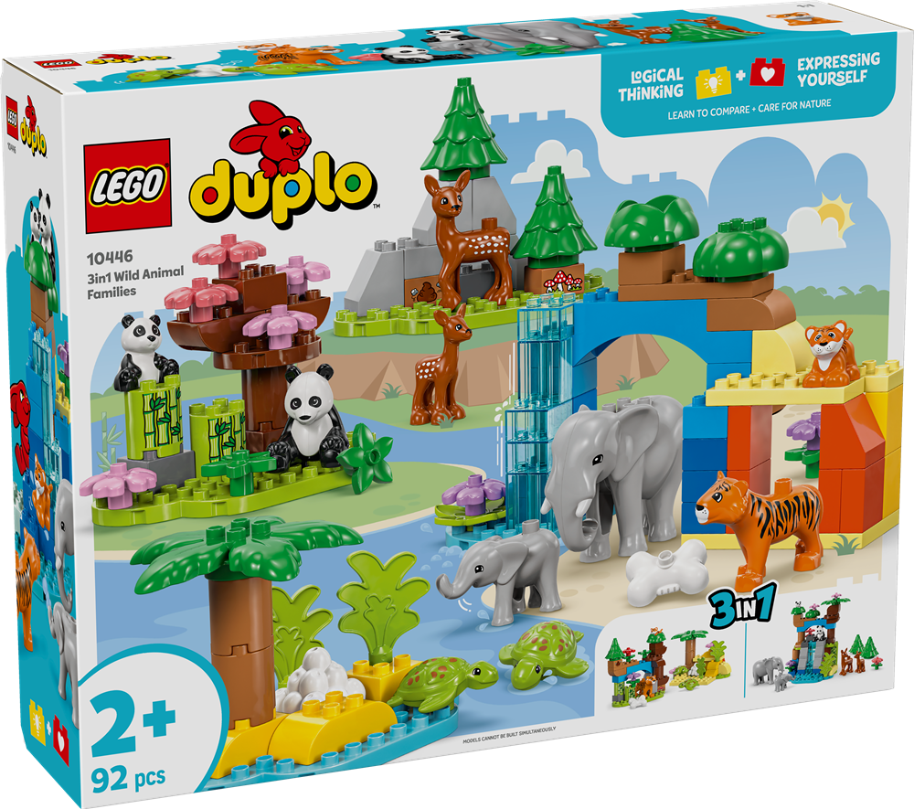 LEGO DUPLO TOWN FAMIGLIE DI ANIMALI 3 IN 1 10446