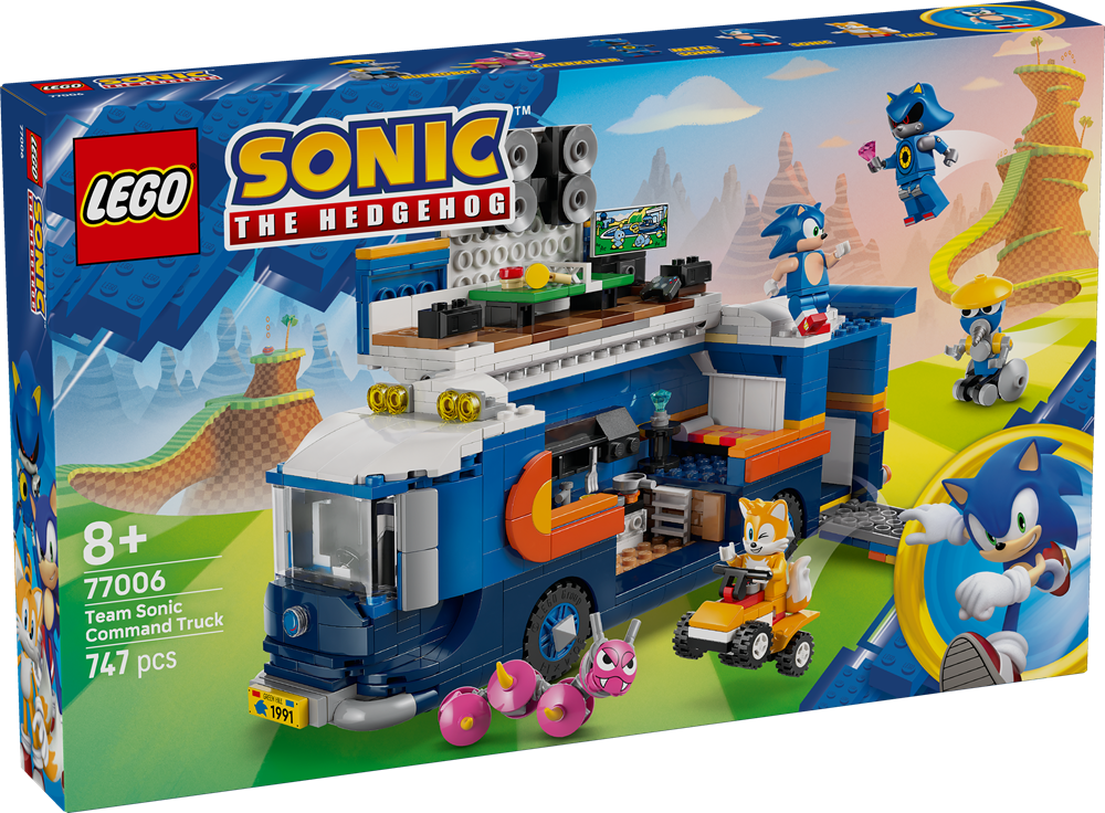 LEGO SONIC THE HEDGEHOG™ CAMION DI COMANDO TEAM SONIC 77006