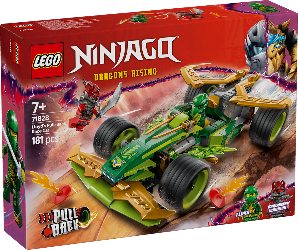LEGO NINJAGO RACER PULL-BACK DI LLOYD 71828