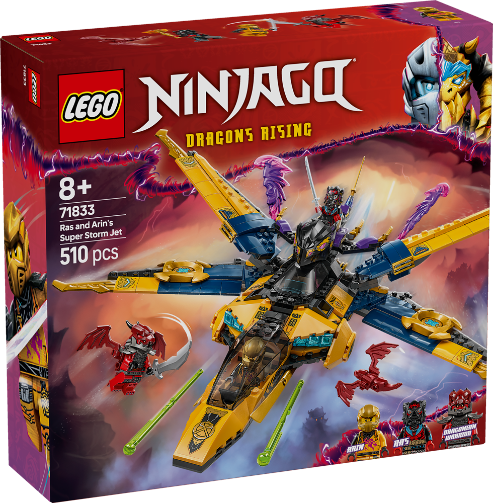 LEGO NINJAGO JET SUPER STORM DI RAS E ARIN 71833