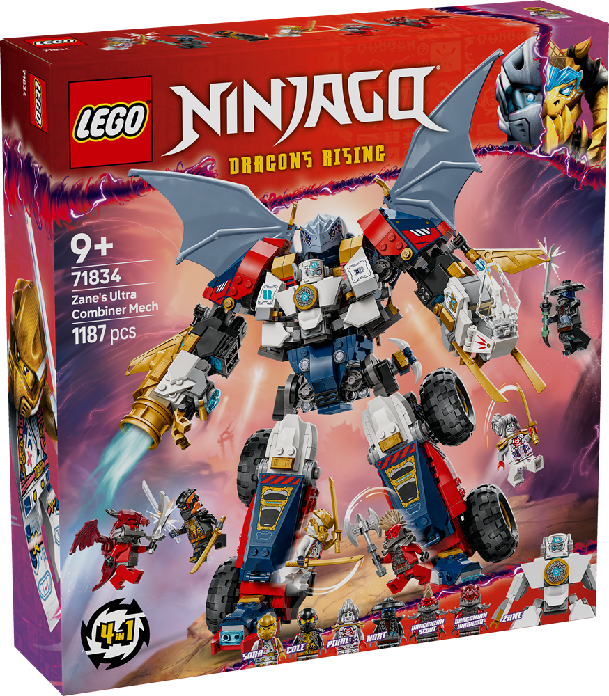 LEGO NINJAGO MECH ULTRA COMBINATORE DI ZANE 71834
