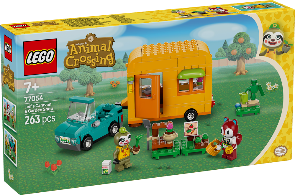 LEGO ANIMAL CROSSING LA ROULOTTE E IL NEGOZIO DI GIARDINAGGIO DI FLORINDO 77054