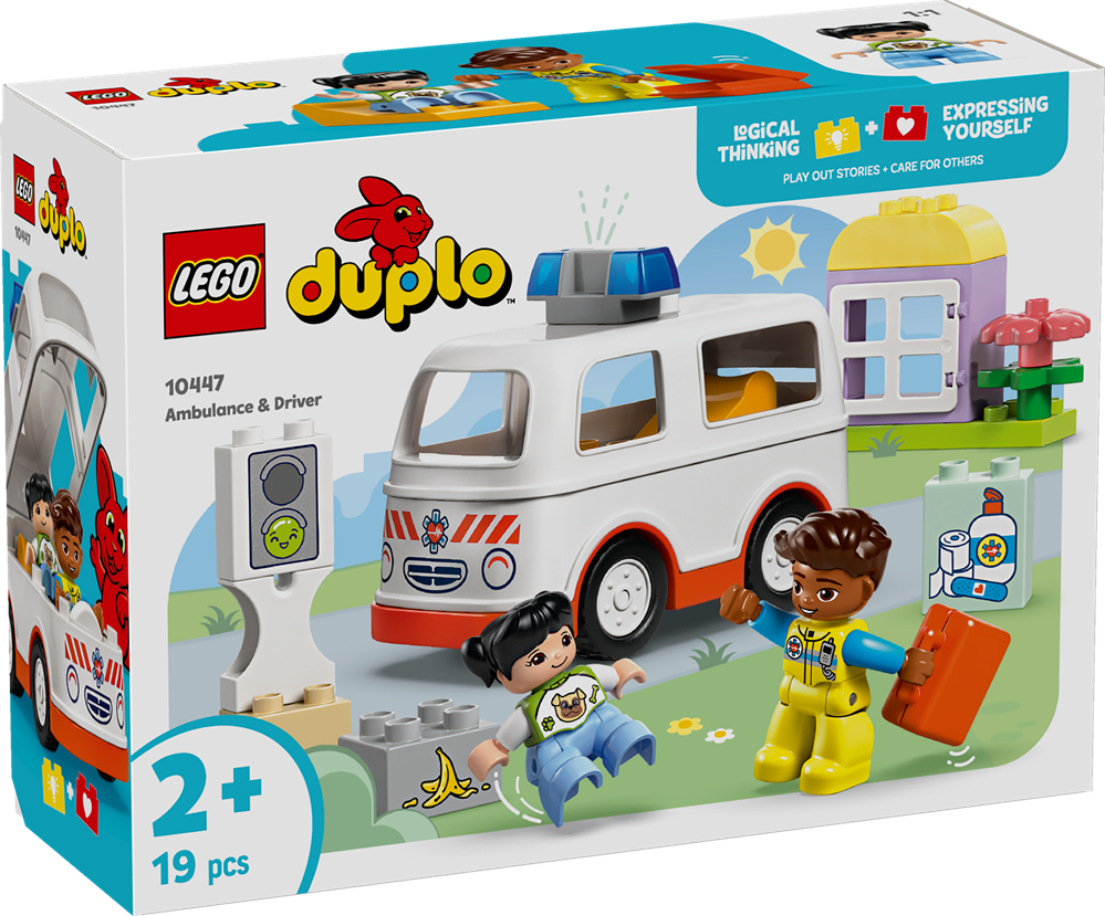 LEGO DUPLO TOWN AMBULANZA E AUTISTA 10447