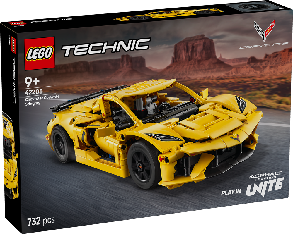 LEGO TECHNIC CHEVROLET CORVETTE STINGRAY 42205