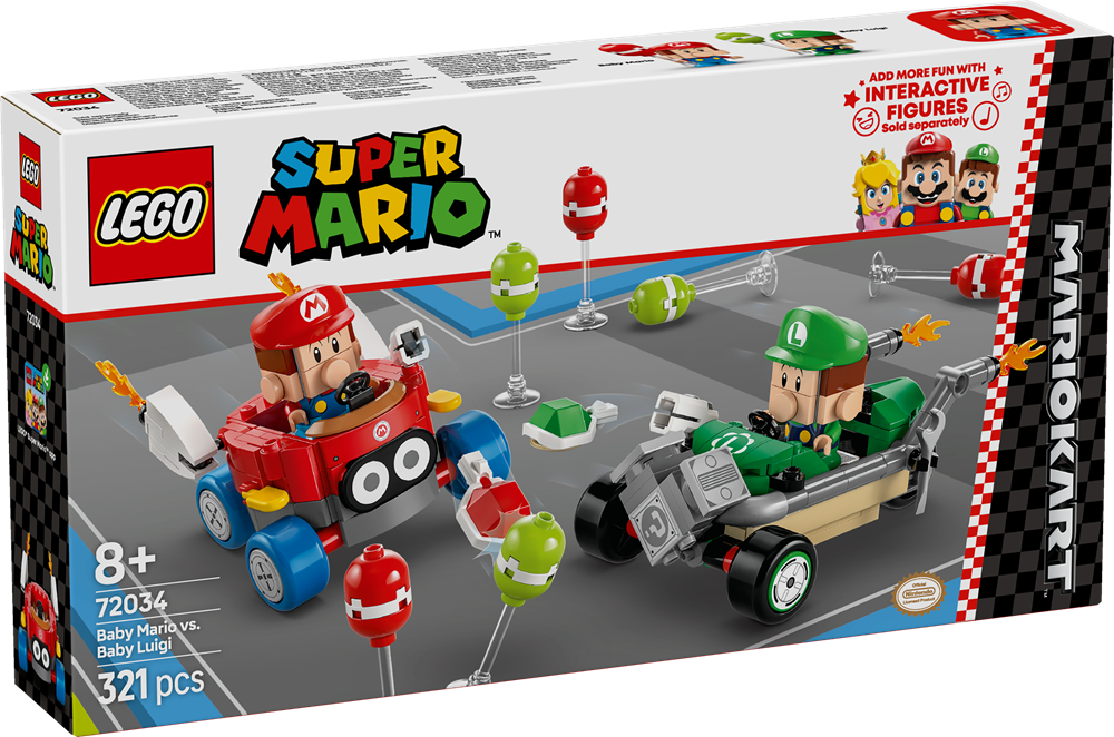 LEGO SUPER MARIO MARIO KART™: BABY MARIO VS BABY LUIGI 72034
