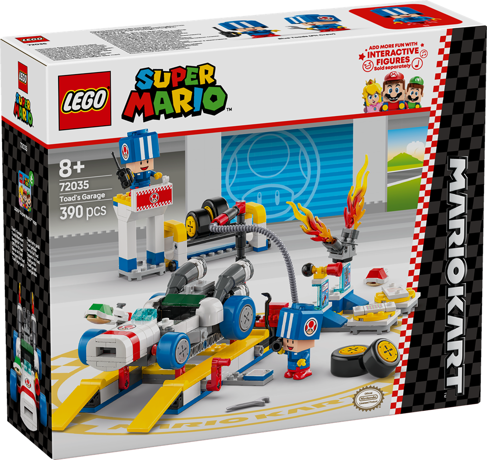 LEGO SUPER MARIO MARIO KART™: OFFICINA DI TOAD 72035