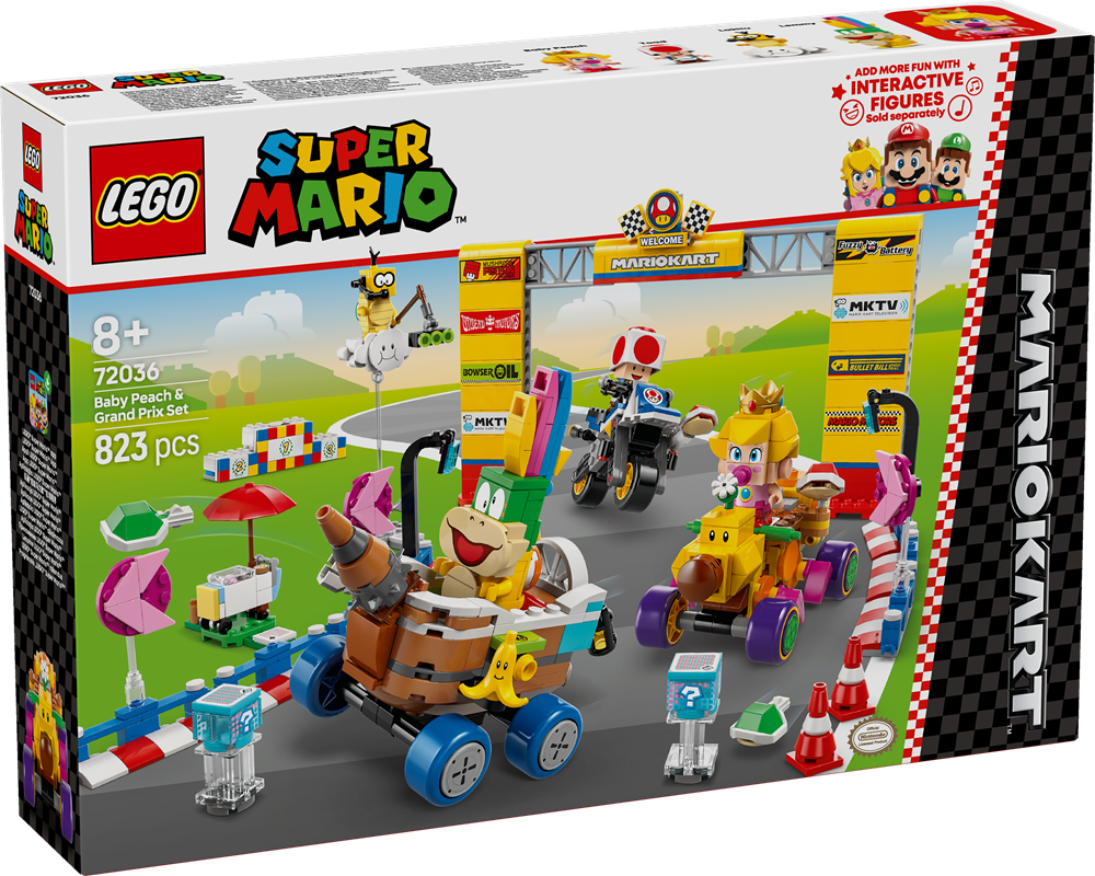LEGO SUPER MARIO MARIO KART™: PACK BABY PEACH E GRAN PREMIO 72036