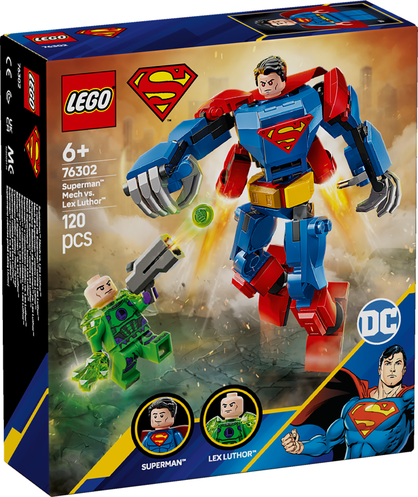 LEGO DC BATMAN™ MECH DI SUPERMAN™ CONTRO LEX LUTHOR™ 76302