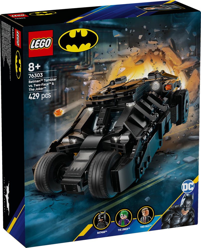LEGO DC BATMAN™ TUMBLER DI BATMAN™ CONTRO TWO-FACE™ E THE JOKER™ 76303