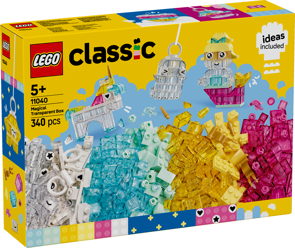 LEGO LEGO CLASSIC SCATOLA MAGICA TRASPARENTE 11040