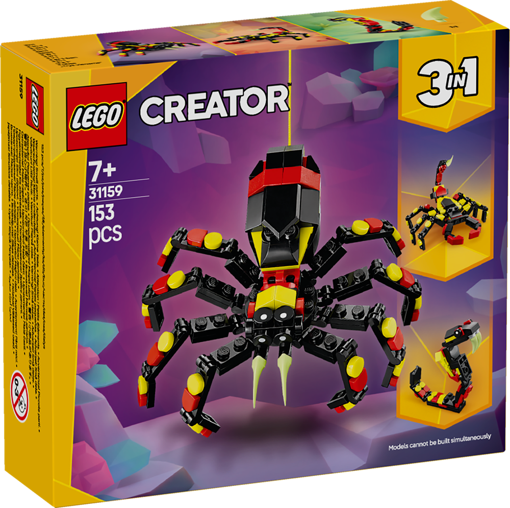 LEGO LEGO CREATOR ANIMALI SELVATICI: RAGNO TRASFORMISTA 31159