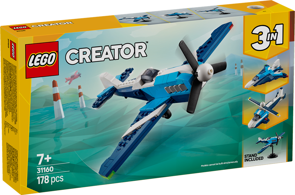 LEGO LEGO CREATOR VELIVOLO: AEREO DA COMPETIZIONE 31160