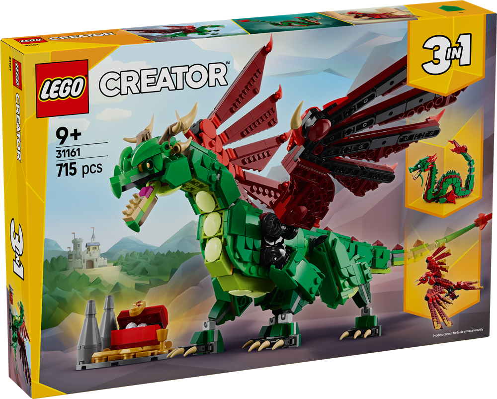 LEGO LEGO CREATOR DRAGO MEDIEVALE 31161