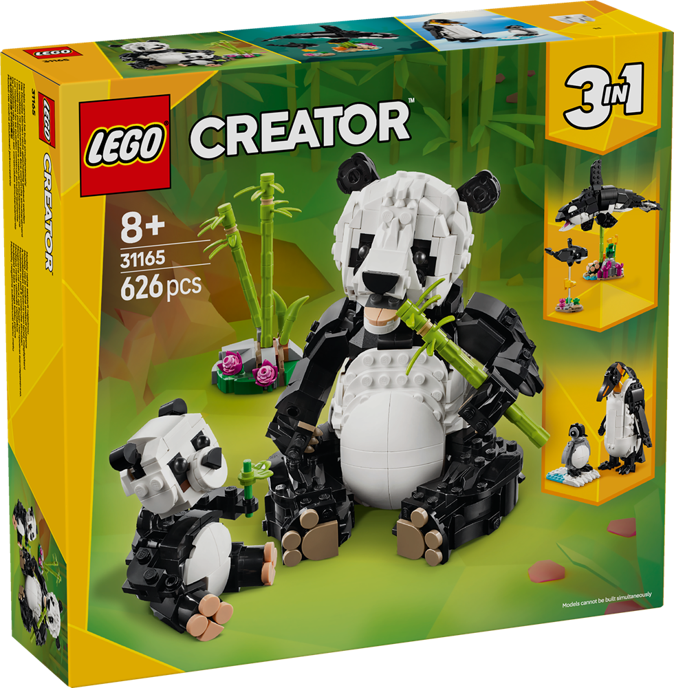LEGO LEGO CREATOR ANIMALI SELVATICI: FAMIGLIA DI PANDA 31165