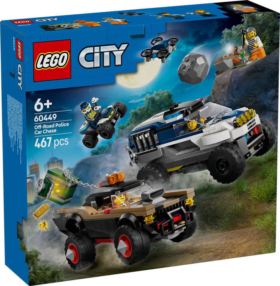 LEGO LEGO CITY INSEGUIMENTO DEL FUORISTRADA DELLA POLIZIA 60449