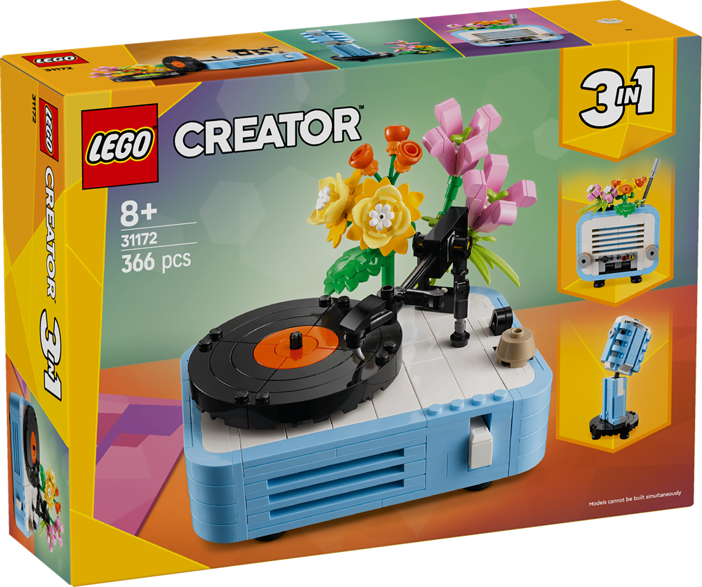 LEGO LEGO CREATOR GIRADISCHI CON FIORI 31172