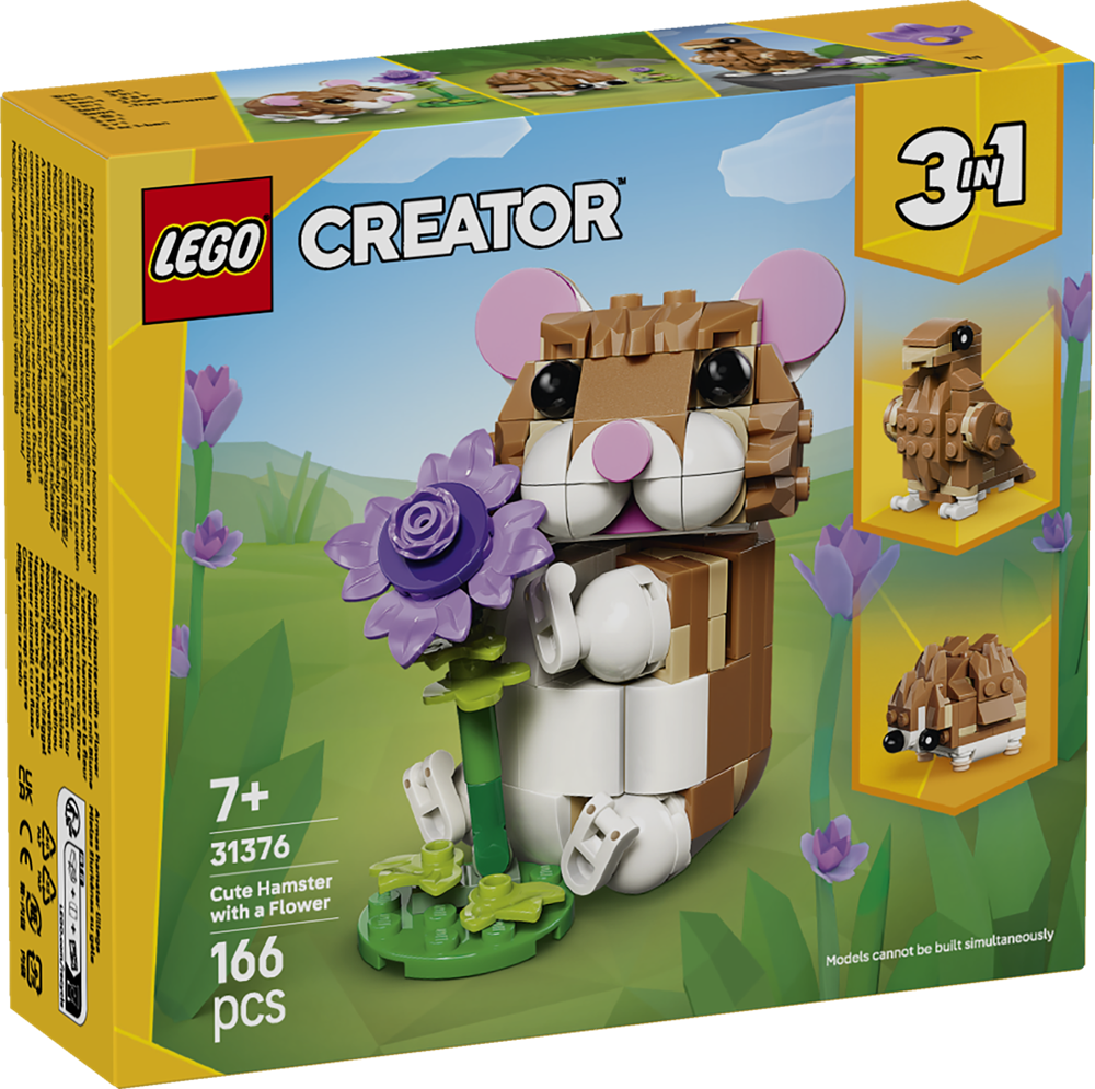 LEGO LEGO CREATOR SIMPATICO CRICETO CON FIORE 31376