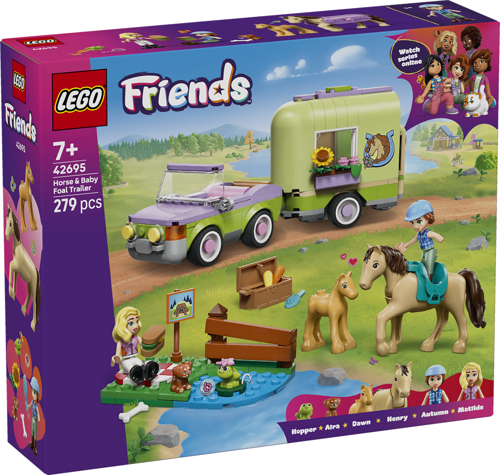 LEGO LEGO FRIENDS RIMORCHIO PER CAVALLO E PULEDRO 42695