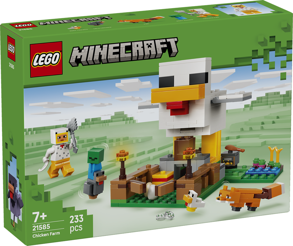 LEGO MINECRAFT FATTORIA DI GALLINE 21585