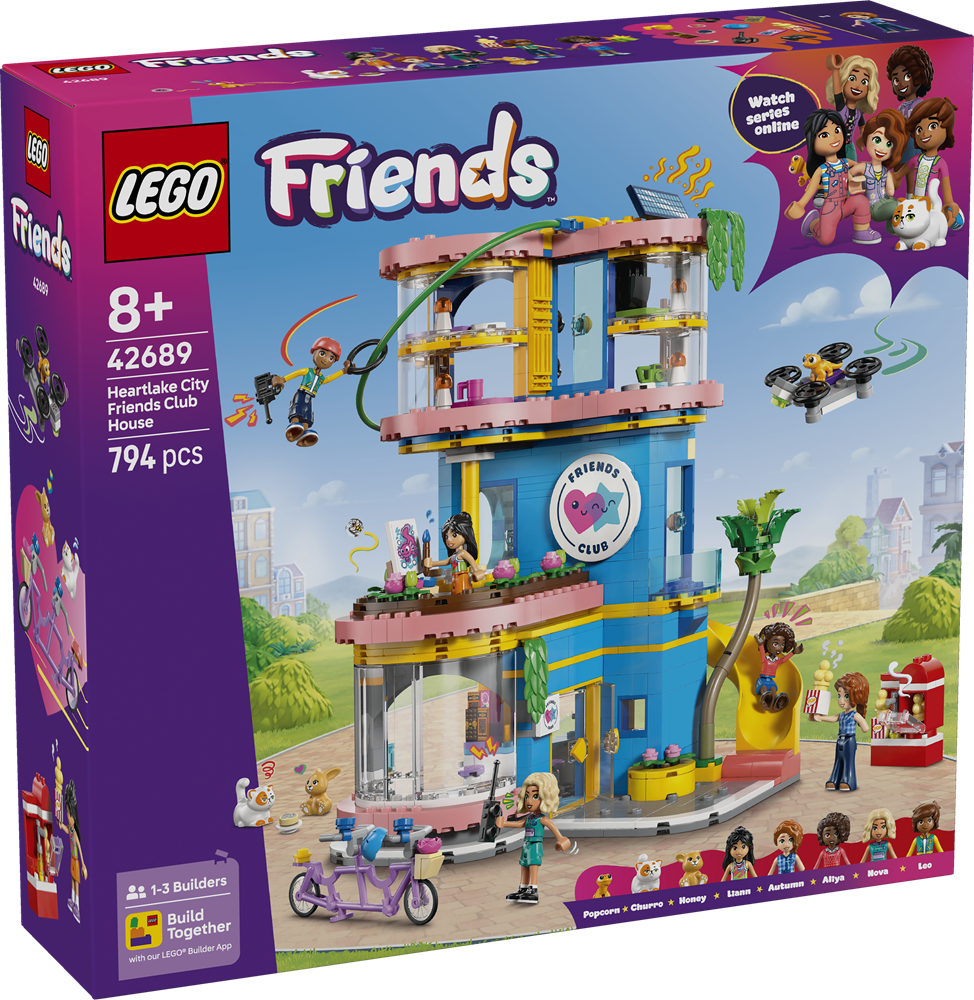 LEGO LEGO FRIENDS CASA DELL'AMICIZIA DI HEARTLAKE CITY 42689