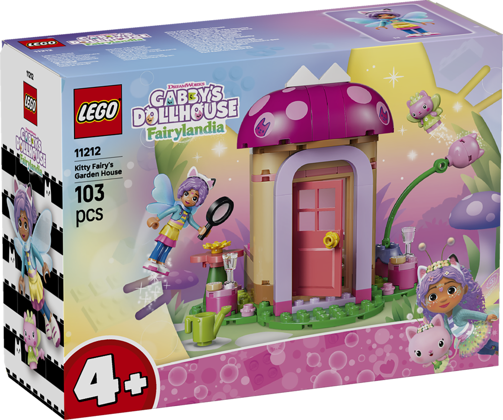 LEGO GABBY'S DOLLHOUSE LA CASA IN GIARDINO DI GATTINA FATINA 11212
