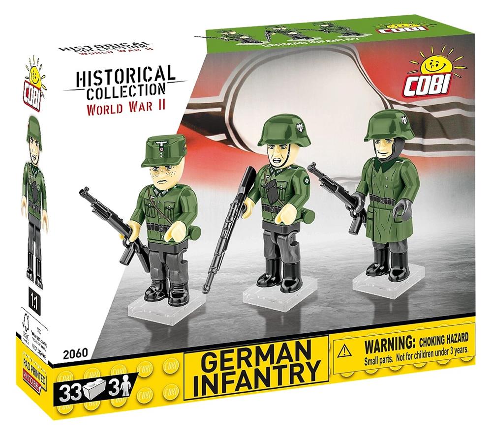 COBI HISTORICAL COLLECTION WWII GERMAN INFANTRY 2060