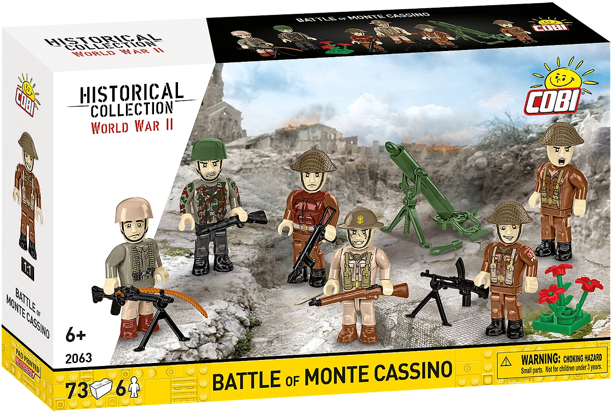 COBI HISTORICAL COLLECTION WWII LA BATTAGLIA DI MONTE CASSINO 2063