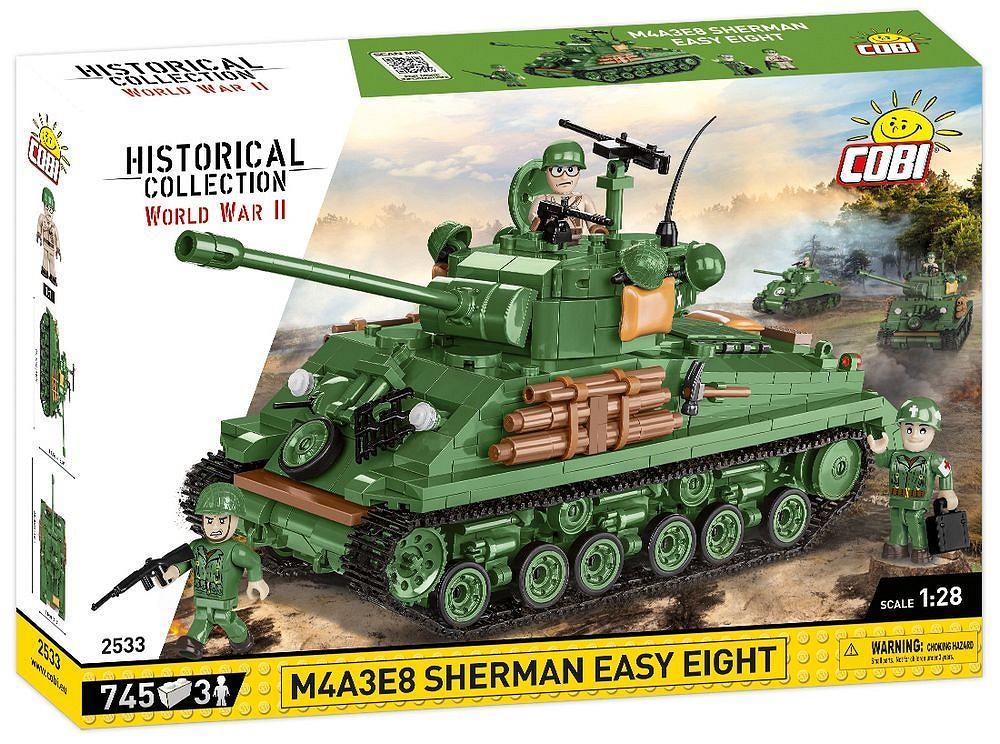 COBI HISTORICAL COLLECTION M4A3E8 SHERMAN EASY EIGHT 2533