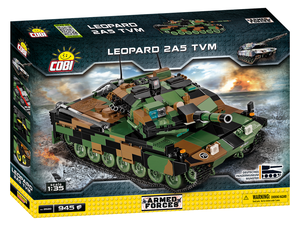 COBI ARMED FORCES LEOPARD 2A5 TVM 2620