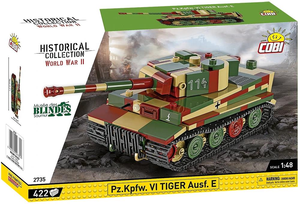 COBI HISTORICAL COLLECTION WWII PZ.KPFW. VI TIGER AUSF.E 2735
