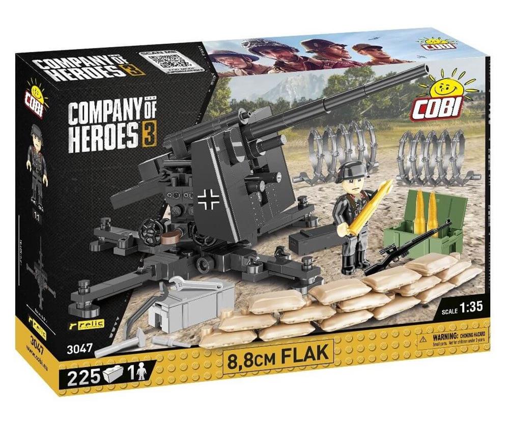 COBI COMPANY OF HEROES 3 8,8 CM FLAK 3047