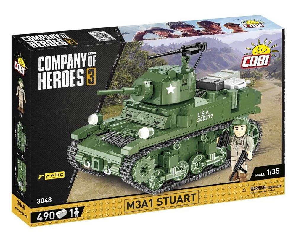 COBI COMPANY OF HEROES 3 M3A1 STUART 3048