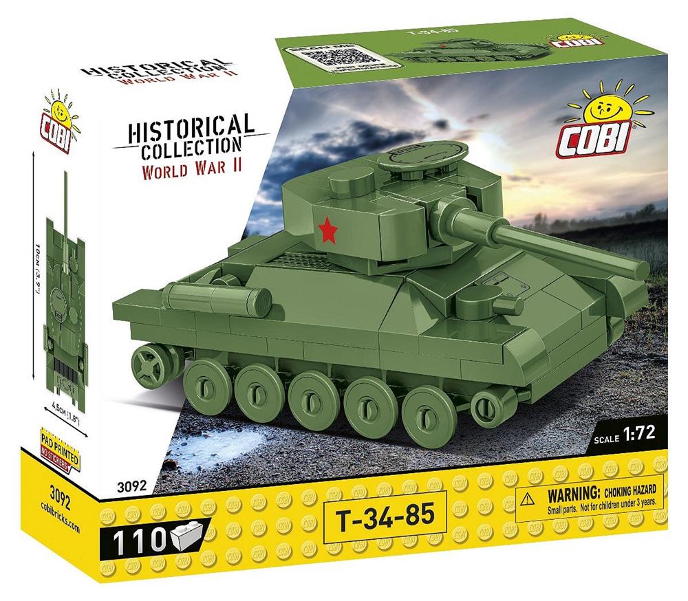 COBI HISTORICAL COLLECTION WWII T-34-85 3092