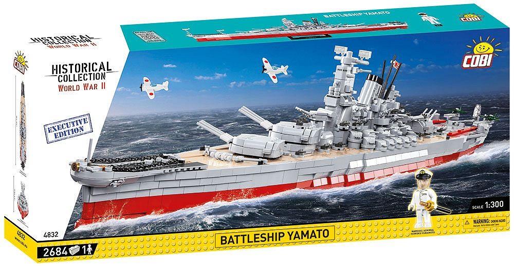 COBI HISTORICAL COLLECTION BATTLESHIP YAMATO - EXECUTIVE EDITION 4832