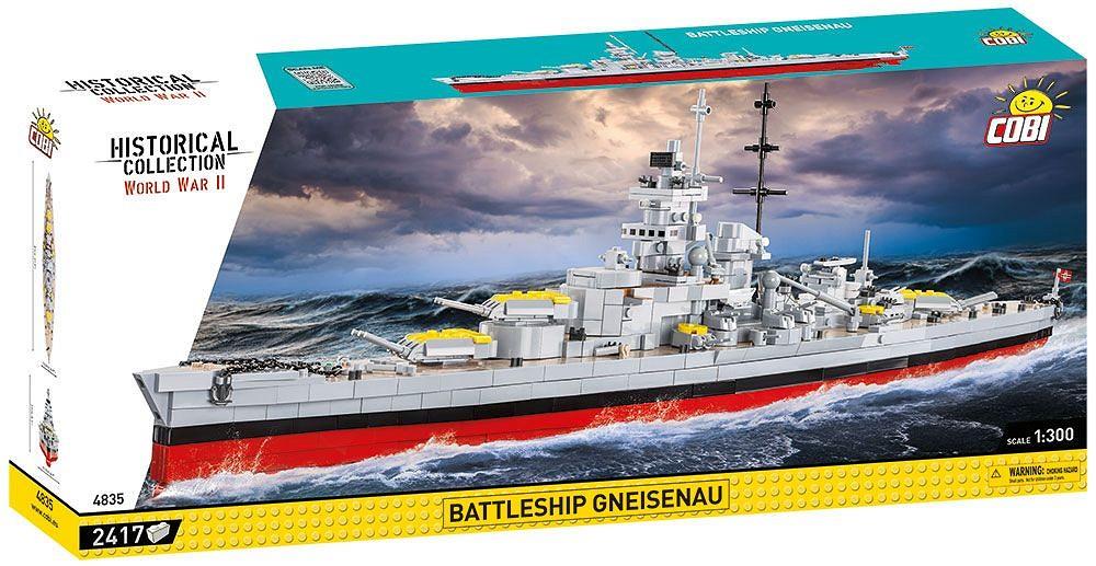 COBI HISTORICAL COLLECTION BATTLESHIP GNEISENAU 4835