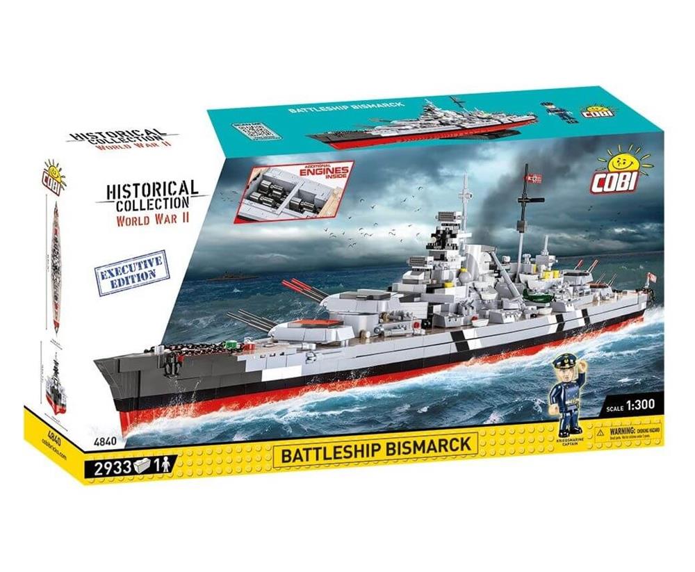 COBI HISTORICAL COLLECTION WWII BATTLESHIP BISMARCK - EXECUTIVE EDITION 4840