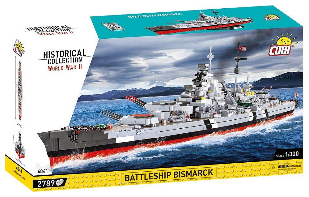 COBI HISTORICAL COLLECTION WWII BATTLESHIP BISMARCK 4841