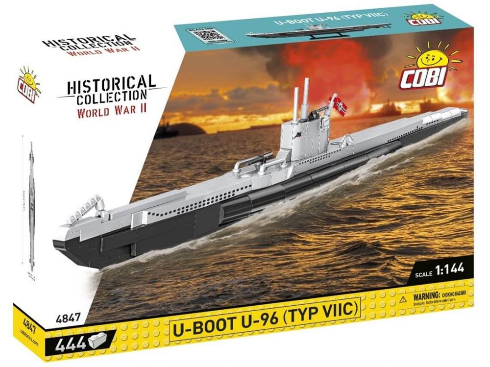 COBI HISTORICAL COLLECTION WWII U-BOOT U-96 TYP VIIC 4847